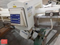 METTLER TOLEDO Safeline Metal Detector with Powered In-Feed and Discharge Belt Conveyor: Belt: 72