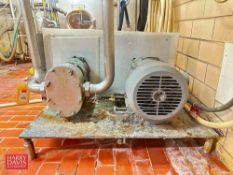Positive Displacement Pump with Motor: Mounted on Base - Rigging Fee: $250