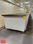 3,000 Gallon Fiberglass Brine Tank: 38’ x 46” x 32” Height - Rigging Fee: $1,250