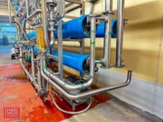 50 GPM RO Polisher System with (3) 18' Vessels, (3) Pumps, 100 Gallon S/S Water Tank, Micrometer