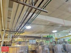 500’+ S/S Piping, Clamps, Fittings and Hangers (Sections for Lots 66 & 67 Not Included)