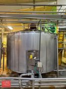 40,000 LB S/S OO Vat with Dual Vertical Agitation (Updated Agitator Knives), Partlow Chart Recorder