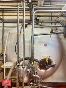 3,500 Gallon Horizontal S/S Tank with Vertical Agitation, Valve and Gauge - Rigging Fee: $4,000