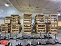 3-Level Cheese Draining Racks: 55” x 30” x 66” Height - Rigging Fee: $150