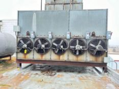 Vilter 5-Fan Evaporative Condenser - Rigging Fee: $3,500