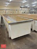 3,000 Gallon Fiberglass Brine Tank: 38’ x 46” x 32” Height - Rigging Fee: $1,250