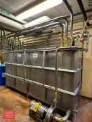 500 Gallon x 2-Compartment S/S Balance Tank - Rigging Fee: $2,000