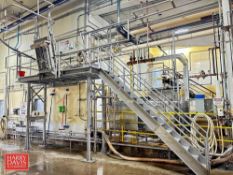 175'+ S/S Piping, (3) S/S Air Valves, (3) S/S Check Valves, Clamps and Pipe Hangers