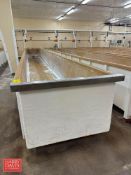 3,000 Gallon Fiberglass Brine Tank: 38’ x 46” x 32” Height - Rigging Fee: $1,250