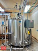 DCI 800 Gallon Jacketed Dome-Top S/S Processor, S/N: 86-D-33666-A with Vertical Agitation, Valve and