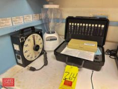 Iodine-Chlorine and Phosphate Test Kits, Oster Blender and GraLab Universal Timer