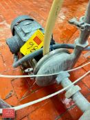 Tri-Clover Centrifugal Pump with Motor: Mounted on S/S Base - Rigging Fee: $150