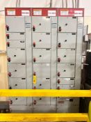 General Electric 600/300 AMP Motor Control Center with (20) Disconnects, Cable, Conduit and Braker