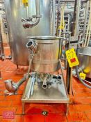 7 Gallon S/S Ingredient Feeder with Pump: Mounted on S/S Stand - Rigging Fee: $150