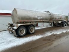Walker 6,200 Gallon S/S Tandem Axle Tanker, VIN: 1W9S8SZAW6D0007060 - Rigging Fee: $0