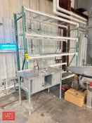 Storage Rack, Table, Basket and Bench - Rigging Fee: $150