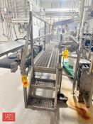 S/S Framed Platform: 15' x 2' with (2) Sets of Stairs and Handrail - Rigging Fee: $400