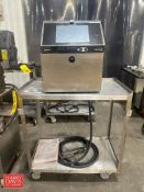 Hitachi Ink Jet Printer, Model: RX2-SD160W with S/S Cart - Rigging Fee: $125