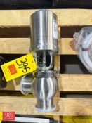 NEW Waukesha Cherry-Burrell 3” S/S 2-Way Air Valve, S/N: W610012 - Rigging Fee: $50