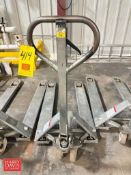 Hydraulic Pallet Jack - Rigging Fee: $25