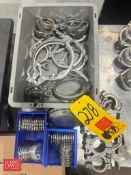 Assorted S/S Clamps and Caps: up to 5