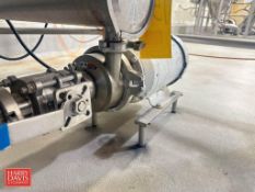 Waukesha Cherry-Burrell Centrifugal Pump, Model: 2045, S/N: 1000002745833 with Baldor 5 HP 3,430 RPM