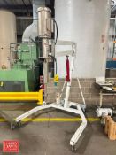 S/S Tote Agitator: Mounted on Portable 8 Ton Capacity Hoist - Rigging Fee: $250