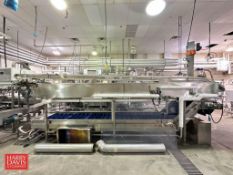 S/S Pasteurizing Tunnel with Cooling Tunnel: 19’ x 45