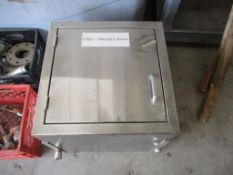 S/S Storage Cabinent with Slant Top: 20