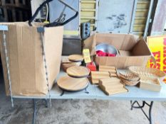 NEW Globe Style Light Fixtures (Red) (Location: St. Ignace, MI) - Rigging Fee: $5