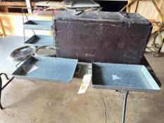 (3) Glass Display Case and Scale (Glass Shelves Not Included) (Location: St. Ignace, MI)