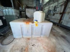 300 Gallon Plastic Square Tank - Rigging Fee: $250