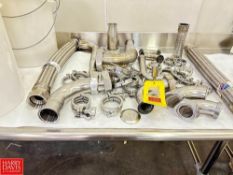 Assorted S/S Clamps, Elbows and Braided Hoses - Rigging Fee: $75