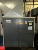 Atlas Copco 40 HP Air Compressor, Model: GA30, S/N: AII387481, 132 PSI - Rigging Fee: $600