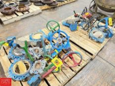 Assorted Gate Valves - Rigging Fee: $100