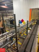 Gravity Fed Roller Conveyor: 42' x 15.5