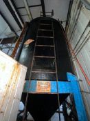 3,000 Gallon Composite Cone-Bottom Storage Tank: on Metal Base - Rigging Fee: $2,650
