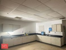 Lab Counters: 15’ x 23”, 12’ x 23