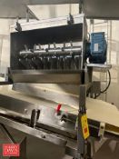 S/S Grinder with Drive: Mounted on S/S Framed Incline Belt Conveyor: 45’ x 39