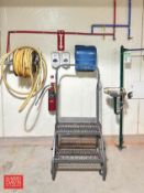 Portable Stairs, S/S Hose Reel, Emergency Eye Wash Station, (2) Hand Soap and (1) Paper Towel Dispen