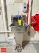 Sani-Lav S/S Hard Sink with Foot Controls, Guardian Emergency Eye Wash Station and Hand Soap and Pap