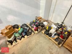 (50+) Assorted Motors, Gear Reducing Drives, Steam Traps, Water Valves, Air Actuators and Bearings -