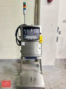 Domino Ink Jet Printer, Model: A-Series Plus, S/N: W3A05342 with S/S Cart - Rigging Fee: $250