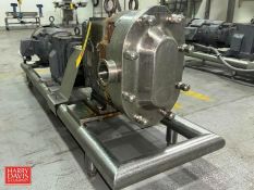 Waukesha-Cherry Burrell Positive Displacement Pump, Model: 060U2, S/N: 45321308 with Reliance 7.5 HP