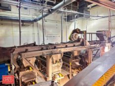 S/S Framed Vibratory Overhead Trough: 25’ x 2' with Drive and Blower (Subject to BULK BID: Lot 22) -