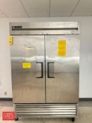 True S/S 2-Door Commercial Refrigerator, Model: T-49, S/N: NEK6212Z - Rigging Fee: $200