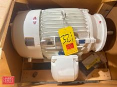 NEW Nidec 20 HP 460 RPM Motor - Rigging Fee: $200