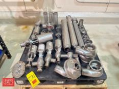 Assorted S/S, Including: Valves and Valve Parts, Pump Parts, Inline Filter Housing and Lee Fluid-Flo