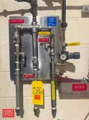 Ecolab Commander Boosted Pressure Rinse Foam Sanitize Station, Model: 4455, Strahman Hot Water Stati