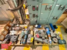 Assorted Motors and Gear Reducing Drive, up to 5 HP and Tri-Clover Centrifugal Pump with Motor - Rig